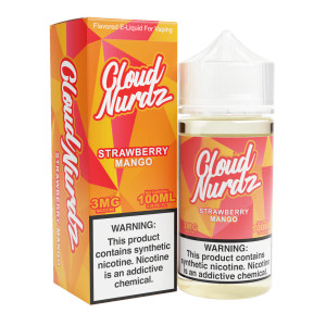 Indulge in the luscious fusion of Strawberry Mango by Cloud Nurdz, a tantalizing e-liquid that brings together the sweetness of ripe strawberries and the exotic essence of tropical mangoes. This 100mL bottle promises a flavor journey that will captivate your taste buds and leave you craving more. 100ml 6mg Indulge in the luscious fusion of Strawberry Mango by Cloud Nurdz, a tantalizing e-liquid that brings together the sweetness of ripe strawberries and the exotic essence of tropical mangoes. This 100mL bottle promises a flavor journey that will captivate your taste buds and leave you craving more. 100ml 6mg
