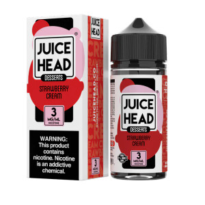 Embark on a journey of flavor with Strawberry Cream by Juice Head, a luxurious e-liquid creation that harmoniously blends the succulence of sweet vine-ripened strawberries with a splash of luscious cream. This delectable vape juice promises to tantalize your taste buds and deliver a vaping experience extraordinary. 100ml 6mg Embark on a journey of flavor with Strawberry Cream by Juice Head, a luxurious e-liquid creation that harmoniously blends the succulence of sweet vine-ripened strawberries with a splash of luscious cream. This delectable vape juice promises to tantalize your taste buds and deliver a vaping experience extraordinary. 100ml 6mg