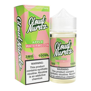 Indulge in the divine fusion of two iconic fruits with Apple Watermelon by Cloud Nurdz, an exceptional e-liquid that captures the essence of luscious watermelons and crisp apples in every delightful puff. This tantalizing blend is crafted to perfection, offering a symphony of flavors that will undoubtedly please your taste buds. 100ml 6mg Indulge in the divine fusion of two iconic fruits with Apple Watermelon by Cloud Nurdz, an exceptional e-liquid that captures the essence of luscious watermelons and crisp apples in every delightful puff. This tantalizing blend is crafted to perfection, offering a symphony of flavors that will undoubtedly please your taste buds. 100ml 6mg