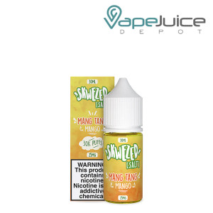 Mang Tang (formerly Mango) Skwezed Salt eLiquid blends sweet and tropical floral taste, holding you energized and relaxed. Crafted using pure and nutritious flavored notes and freshly cut golden cubes of mangoes, the Mang Tang nicotine salt mix is the way to stay satisfied. When you hit the vapor, the creamy texture hits your throat, leaving it craving more. As you keep vaping, taste buds absorb drops of sweet elixir that wash your palate.  30ml 50mg Mang Tang (formerly Mango) Skwezed Salt eLiquid blends sweet and tropical floral taste, holding you energized and relaxed. Crafted using pure and nutritious flavored notes and freshly cut golden cubes of mangoes, the Mang Tang nicotine salt mix is the way to stay satisfied. When you hit the vapor, the creamy texture hits your throat, leaving it craving more. As you keep vaping, taste buds absorb drops of sweet elixir that wash your palate.  30ml 50mg