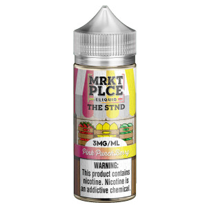 Pink Punchberry by MRKT PLCE THE STND is a fruity vape juice that starts with a delicious strawberry watermelon combination, then mixes it with fresh-squeezed lemonade and topped with a tart lime finish. Need a fruity vape to compliment the hot summer days ahead? Look no further than Pink Punchberry! Try it today Pink Punchberry by MRKT PLCE THE STND is a fruity vape juice that starts with a delicious strawberry watermelon combination, then mixes it with fresh-squeezed lemonade and topped with a tart lime finish. Need a fruity vape to compliment the hot summer days ahead? Look no further than Pink Punchberry! Try it today