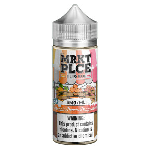 Iced Pineapple Peach Dragonberry made by MRKT PLCE is a tropical fruit & menthol vape designed for pineapple lovers. Savory ripe pineapple, sweet peach and a hint of tangy dragon berry flavors, plus a splash of icy menthol, make this into a complex and delicious e-liquid. 100ml 6mg Iced Pineapple Peach Dragonberry made by MRKT PLCE is a tropical fruit & menthol vape designed for pineapple lovers. Savory ripe pineapple, sweet peach and a hint of tangy dragon berry flavors, plus a splash of icy menthol, make this into a complex and delicious e-liquid. 100ml 6mg