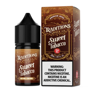 Traditions Juice Co Salt - Sweet Tobacco 30mL
A flue cured, smooth and sweet southern style tobacco featuring notes of natural sugars and spice
Available in a 30mL bottle in 30mg & 50mg nicotine strengths. Traditions Juice Co Salt - Sweet Tobacco 30mL
A flue cured, smooth and sweet southern style tobacco featuring notes of natural sugars and spice
Available in a 30mL bottle in 30mg & 50mg nicotine strengths.