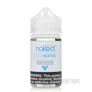 Check out Crisp Menthol by Naked 100 E-Liquid, featuring a pure blast of menthol that will cool the senses for a refreshingly chilly vape experience.