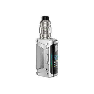 Geek Vape Aegis Legend 5 200W 18650 Kit w/5.5ml Tank Frost Silver Geek Vape Aegis Legend 5 200W 18650 Kit w/5.5ml Tank Frost Silver
