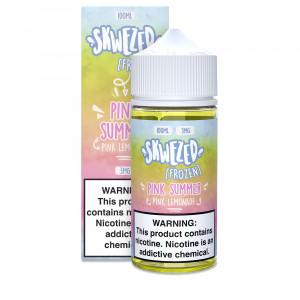 SKWEZED - Frozen Pink Summer 100mL
PREVIOUSLY NAMED: PINK LEMONADE ICE
Want to take this thirst-quenching adventure to the next level? We took our mouthwatering Pink Lemonade e-juice and added some ice! This sensational, chilly flavor is a phenomenal fusion of zesty lemon, cooling menthol, and a wonderful hint of popping pink that makes this e-juice bright and inviting, leaving individuals with a smile after each use. Treat the taste buds to Skwezed's refreshing e-juice any day of the week! 100ml 6mg SKWEZED - Frozen Pink Summer 100mL
PREVIOUSLY NAMED: PINK LEMONADE ICE
Want to take this thirst-quenching adventure to the next level? We took our mouthwatering Pink Lemonade e-juice and added some ice! This sensational, chilly flavor is a phenomenal fusion of zesty lemon, cooling menthol, and a wonderful hint of popping pink that makes this e-juice bright and inviting, leaving individuals with a smile after each use. Treat the taste buds to Skwezed's refreshing e-juice any day of the week! 100ml 6mg