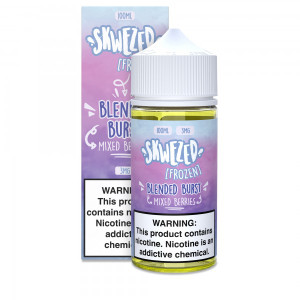 SKWEZED - Frozen Blended Burst 100mL
PREVIOUSLY NAMED: MIXED BERRIES ICE
Trying to beat the heat this Summer? Go on a 'berry' cool adventure with Skwezed's Mixed Berries Ice! This e-juice is made from a juicy trifecta of chilled, in-season berries that only get better as each taste is more refreshing than the last thanks to the frosted flavors of bold blueberry, ripe raspberry, and sweet strawberry. This fruity trio comes together like never before, ultimately creating a n-ice experience for individuals to enjoy throughout their duration with this e-juice. Make this Summer a little bit cooler with Skwezed's one of a kind Mixed Berries Ice e-juice! 100ml 6mg SKWEZED - Frozen Blended Burst 100mL
PREVIOUSLY NAMED: MIXED BERRIES ICE
Trying to beat the heat this Summer? Go on a 'berry' cool adventure with Skwezed's Mixed Berries Ice! This e-juice is made from a juicy trifecta of chilled, in-season berries that only get better as each taste is more refreshing than the last thanks to the frosted flavors of bold blueberry, ripe raspberry, and sweet strawberry. This fruity trio comes together like never before, ultimately creating a n-ice experience for individuals to enjoy throughout their duration with this e-juice. Make this Summer a little bit cooler with Skwezed's one of a kind Mixed Berries Ice e-juice! 100ml 6mg