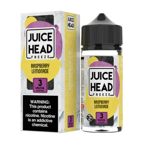 Quench your thirst for bold, refreshing flavors with Freeze Raspberry Lemonade by Juice Head. This delightful e-liquid takes the classic combination of sweet raspberry and tangy lemonade and adds an exhilarating twist of cool menthol, creating an invigorating vape experience that's perfect for all-day enjoyment.100ml 3mg Quench your thirst for bold, refreshing flavors with Freeze Raspberry Lemonade by Juice Head. This delightful e-liquid takes the classic combination of sweet raspberry and tangy lemonade and adds an exhilarating twist of cool menthol, creating an invigorating vape experience that's perfect for all-day enjoyment.100ml 3mg
