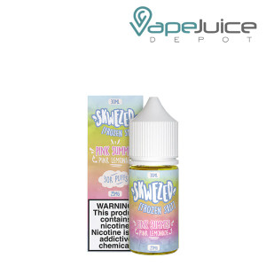 Frozen Pink Summer Skwezed Salt delivers a refreshingly cool burst of summer packed in a 30ml chubby gorilla bottle. Every inhale hits your taste buds with the juicy and zesty strawberry and lemon mix. On the exhale, this nicotine salt blend spreads some chilled fizziness that refreshes. However, the texture of this vape juice by Skwezed has a perfectly balanced treat that will make you come back for more. With multiple helpful properties, Pink Summer on Ice is an excellent craft.  30ml 25mg