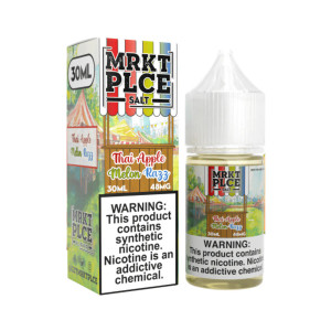 Discover the refreshing fusion of Thai Apple Melon Razz SALT by MRKT PLCE, a vibrant blend of crisp apples, juicy melons, and tangy raspberries. 30ml 24mg Discover the refreshing fusion of Thai Apple Melon Razz SALT by MRKT PLCE, a vibrant blend of crisp apples, juicy melons, and tangy raspberries. 30ml 24mg