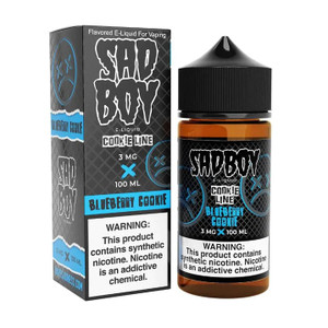 Delight your taste buds with Blueberry Cookie by Sadboy E-Liquid, a delicious blend of fresh blueberries combined with the sweet and savory flavors of a freshly baked butter cookie. This eJuice is crafted to provide a delightful vaping experience that captures the essence of fruity sweetness and bakery goodness.  100ml 6mg