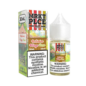Indulge in the exotic and refreshing blend of Nectarine Pitaya Pear SALT by MRKT PLCE, a vibrant combination of succulent nectarine, tropical pitaya (dragon fruit), and juicy pear. 30ml 24mg Indulge in the exotic and refreshing blend of Nectarine Pitaya Pear SALT by MRKT PLCE, a vibrant combination of succulent nectarine, tropical pitaya (dragon fruit), and juicy pear. 30ml 24mg