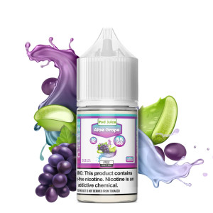 Aloe Grape Salt by Pod Juice is a unique and refreshing nicotine salt blend that combines the mellow, soothing flavor of aloe vera juice with the sweet, juicy taste of table grapes. 30ml 55mg Aloe Grape Salt by Pod Juice is a unique and refreshing nicotine salt blend that combines the mellow, soothing flavor of aloe vera juice with the sweet, juicy taste of table grapes. 30ml 55mg