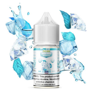 Refresh your senses with Jewel Malibu Mint SALT by Pod Juice, a tantalizing blend of zesty citrus and invigorating mint served over a bed of ice. This unique combination delivers a vibrant burst of flavor that dances on the taste buds with every puff, making it a perfect choice for a refreshing all-day vape. 30ml 20mg Refresh your senses with Jewel Malibu Mint SALT by Pod Juice, a tantalizing blend of zesty citrus and invigorating mint served over a bed of ice. This unique combination delivers a vibrant burst of flavor that dances on the taste buds with every puff, making it a perfect choice for a refreshing all-day vape. 30ml 20mg