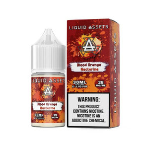 Indulge in the vibrant and refreshing taste of Blood Orange Nectarine by Liquid Assets—a masterfully crafted blend of sun-kissed blood oranges and sweet, luscious nectarines. This flavor strikes the perfect balance between tangy citrus zest and juicy sweetness, delivering a smooth yet exhilarating vape experience with every inhale. Indulge in the vibrant and refreshing taste of Blood Orange Nectarine by Liquid Assets—a masterfully crafted blend of sun-kissed blood oranges and sweet, luscious nectarines. This flavor strikes the perfect balance between tangy citrus zest and juicy sweetness, delivering a smooth yet exhilarating vape experience with every inhale.