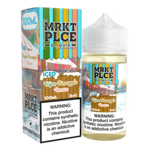 Embark on a tropical journey with Feijoa Pineapple Guava by MRKT PLCE, a captivating blend of exotic fruits that delivers a vibrant burst of flavor. 100ml 6mg Embark on a tropical journey with Feijoa Pineapple Guava by MRKT PLCE, a captivating blend of exotic fruits that delivers a vibrant burst of flavor. 100ml 6mg