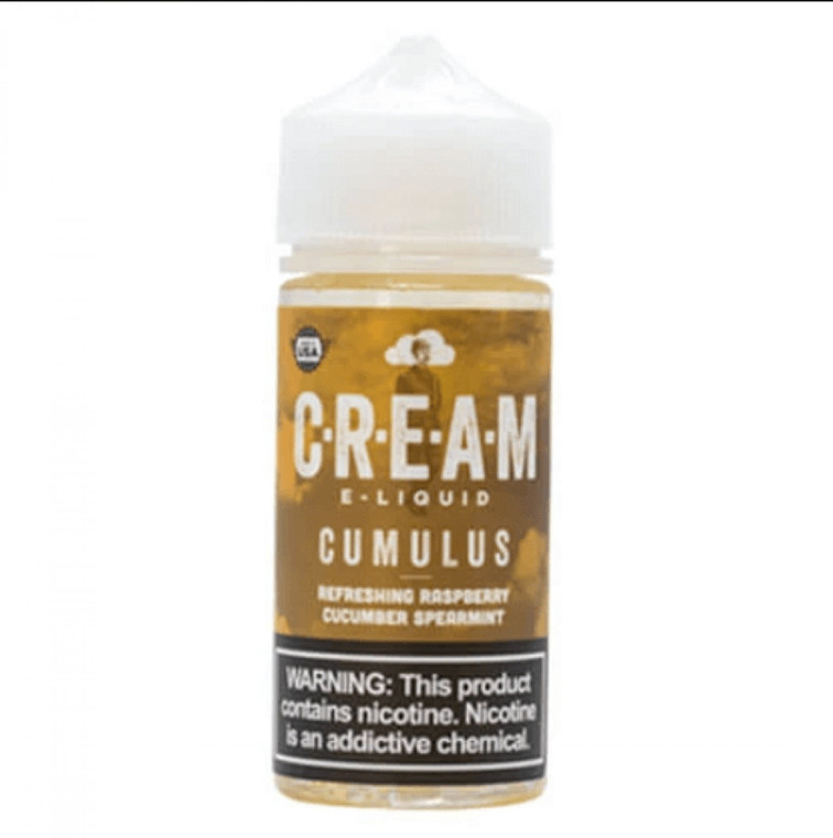 Huge, puffy clouds filled with tart raspberry rounded off with cucumber and sweet spearmint.  100ml 3mg