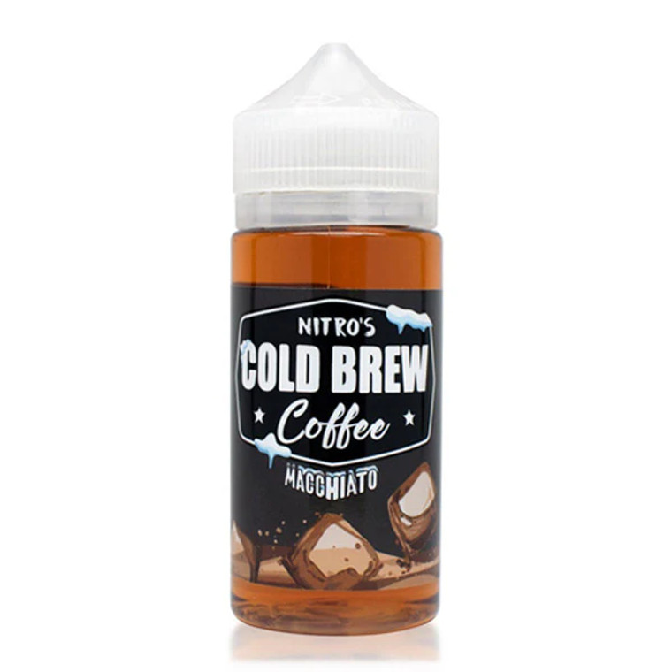 Macchiato by Nitro’s Cold Brew Coffee Series 100mL is a delicious, creamy blend of espresso and foam, just the way you love it. Each bottle contains 100 mL of delicious coffee, ready to be enjoyed on-the-go. Treat yourself to an espresso delight today.  100ml 3mg