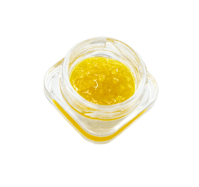 Discover the pinnacle of purity and potency with our THCa Diamonds + Sauce concentrate. For our customers that have the preference of dabbing as their preferred method of consumption, these products are for you. Grab your favorite device or glass and blast off with the highest quality sauce on the market! Please consume responsibly.

Details
Strain:	Hybrid
Effects:	Excited, Tingly, Uplifted
Flavors:	Banana, Sweet, Tropical