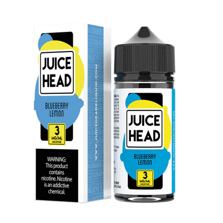 Experience the perfect balance of sour and sweet with Blueberry Lemon by Juice Head, a tantalizing e-liquid that captures the essence of bursting blueberries and the mouth-puckering zest of tangy lemons. This delightful fusion transitions seamlessly, delivering a burst of sweetness to this heavenly fruity flavor. 100ML 3mg