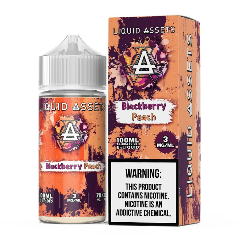 A tantalizing fusion of wild blackberries and sweet juicy peaches. Hand picked fresh daily. 70VG | 30PG  100ml 0mg
