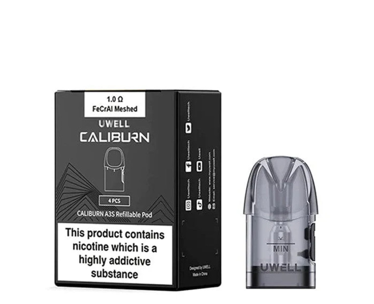 Introducing the Uwell Caliburn A3S Replacement Pods, the ultimate solution for uninterrupted vaping pleasure. Designed with convenience and performance in mind, these pods boast a generous 2mL refillable capacity, ensuring you can enjoy your favorite e-liquids without constant refills.