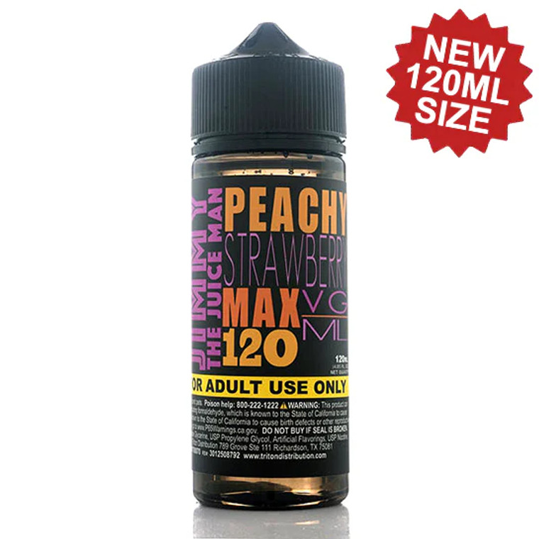 If you could magically take the essence of summertime and put it in bottle, the result would be Jimmy The Juiceman’s Peachy Strawberry. This refreshing and delicious e-liquid is the fusion of crisp, juicy Georgia peaches and fresh Michigan strawberries perfectly blended into one liquid masterpiece. Peachy Strawberry is one of those e-liquids that you can vape all day long and never get tired of it. Treat your taste buds to this truly incredible vaping experience 120ml 6mg