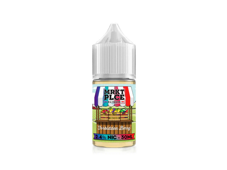 Indulge in the tantalizing flavor of Forbidden Berry by MRKT PLCE Salts.  30ml 24mg