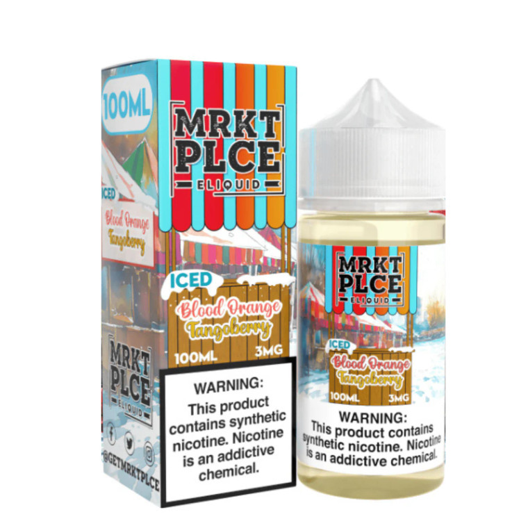 Treat your senses to the ultimate citrus escape—grab your bottle of Blood Orange Tangoberry ICE by MRKT PLCE today!   100ml 6mg