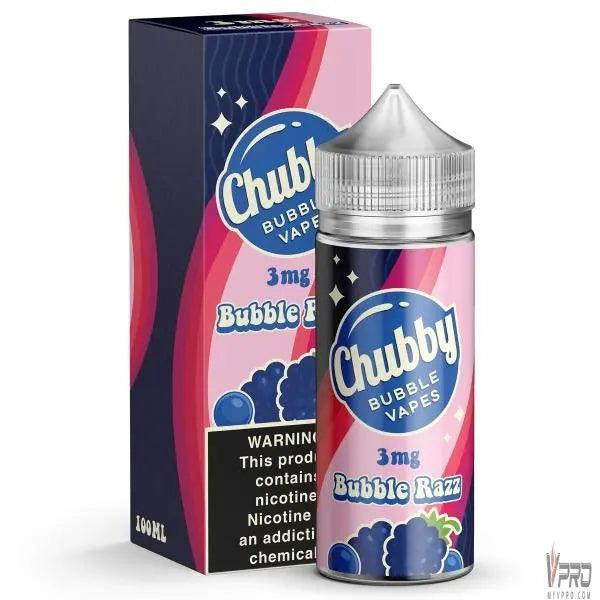 Indulge in the tangy and sweet sensation of Bubble Razz, a top-tier e-liquid by Chubby Bubble Vapes, available at myvpro.com. This 100mL bottle is a perfect blend of tart raspberries and smooth bubble gum flavor, offering a unique and refreshing vaping experience.   100ml 6mg