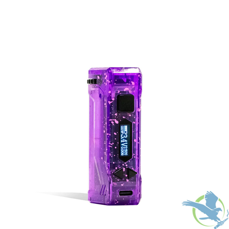 Yocan x Wulf Mods X-Ray Series Uni Pro 650mAh VV Adjustable Cartridge Vaporizer - Limited Edition
The Wulf Mods X-Ray Series Uni Pro Cartridge Vaporizer is a collaboration piece by Wulf and Yocan. The X-ray has a 510 magnetic thread and a transparent body where you can see every function of the device. This vaporizer also features an OLED display for vape data, an output range of 2.0V to 4.2V, and 10-second preheat functionality. X-RAY has an adjustable dial that allows users to tune their cartridges to a specific height. There is a dial for the width of the cartridges that expands from 6 mm to 14 mm. Powered by a 650mAh rechargeable battery, the X-RAY includes a Type-C charging cable.