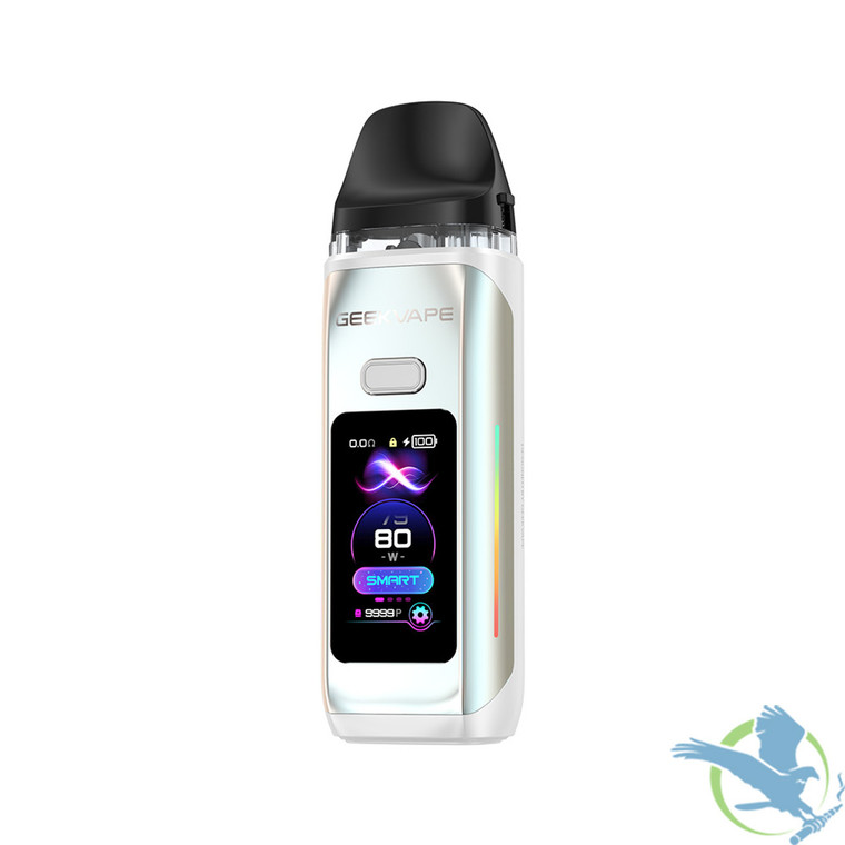 GeekVape Digi Max 3000mAh Pod System Starter Kit With 2 x Refillable 5ML GeekVape J Cartridge Pod
Geekvape Digi Max Pod Mod Kit 3000mAh redefines power and convenience with its 80W max output and an impressive 3000mAh fast-charging battery. Equipped with a 1.47” touch screen for easy navigation, an RGB flowing light strip, and top airflow control, it offers a truly customized vaping experience. Compatible with both the J Cartridge (built-in coil) and the JR Cartridge (external J coil), this device features a spacious 5mL pod and dual activation modes for ultimate versatility. Perfect for those seeking high performance in a sleek design.