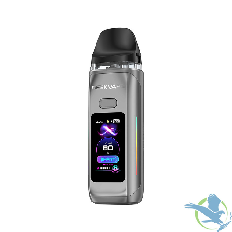 GeekVape Digi Max 3000mAh Pod System Starter Kit With 2 x Refillable 5ML GeekVape J Cartridge Pod
Geekvape Digi Max Pod Mod Kit 3000mAh redefines power and convenience with its 80W max output and an impressive 3000mAh fast-charging battery. Equipped with a 1.47” touch screen for easy navigation, an RGB flowing light strip, and top airflow control, it offers a truly customized vaping experience. Compatible with both the J Cartridge (built-in coil) and the JR Cartridge (external J coil), this device features a spacious 5mL pod and dual activation modes for ultimate versatility. Perfect for those seeking high performance in a sleek design.
