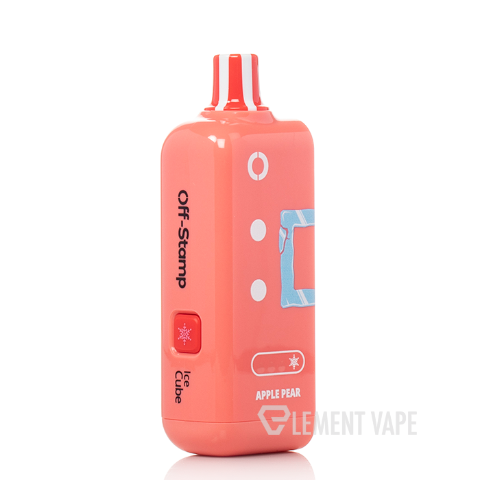 The "Off Stamp Apple Pear" flavor, typically found in disposable vape pods, combines the taste of sweet apple and pear. The "Ice" edition adds a cooling sensation to the fruity profile, offering three levels of chill. Some descriptions mention a blend of apple, pear, pineapple, and honey, with an Asian touch, potentially referring to a type of Nashi pear.
