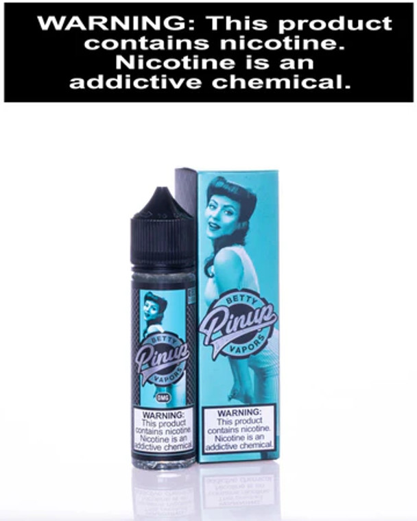 Betty is the sweetest girl on the block, blending a variety of different fruit flavors that change with each puff, and vary depending on your device and coil resistance."  60 ml 3mg