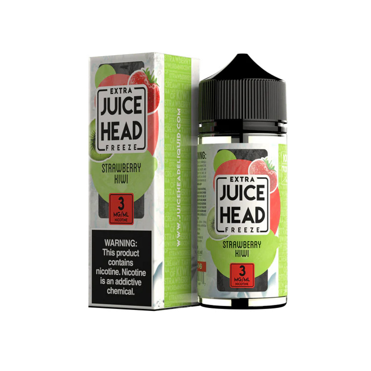 Indulge in the refreshing fusion of succulent fruits with a frosty twist – Freeze Strawberry Kiwi by Juice Head. Immerse yourself in the sweet embrace of summertime strawberries and tantalizing essence of ripe kiwis, perfectly complemented by a hint of menthol that adds a cool and invigorating element to every vape. 100ml 3mg