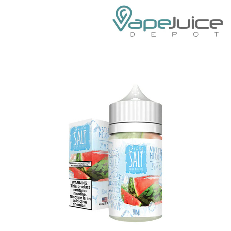 This watermelon-inspired Frozen Aguamelone Skwezed Salt can be enjoyed all day long thanks to its intoxicating flavor of juicy watermelons and fresh menthol. The subtle savory notes from the melon complement the cooling iciness, which tastes wonderfully.   30ML 25MG