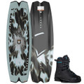 Liquid Force Remedy Aero Wakeboard Package w/ Aero 6X Bindings (Black)
