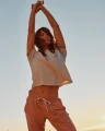 Follow Rhea Oversized Women's T-Shirt [Sand] 6