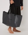 Follow Life Tote Bag [Charcoal] 2