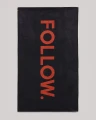 Follow Normal Towel [Black]