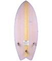 Ronix Fish Koal Classic Women's Wakesurf Board [Glossy Lilac Bamboo] 3