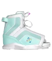 Ronix August Stage 1 Girl's Wakeboard Bindings [White/Mint]