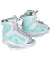Ronix August Stage 1 Girl's Wakeboard Bindings [White/Mint] 3