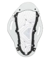 Ronix One Intuition Wakeboard Bindings [White Elephant/Chrome] 4