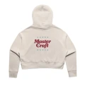 Mastercraft Stars & Stripes Cropped Women's Hoodie [Bone] 2