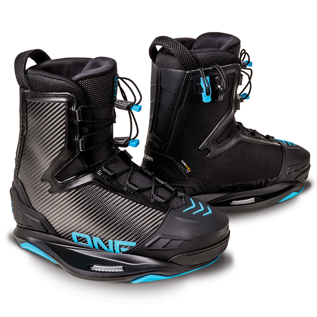 Ronix Atmos EXP Wakeboard Bindings 2022 - Heat Moldable Liner, AutoLock Straps, Lightweight & Walkable