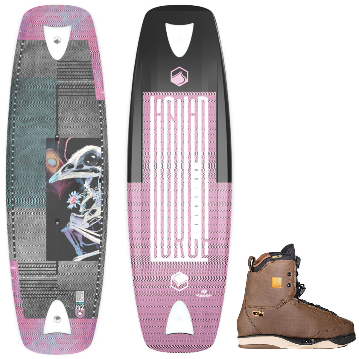 Liquid Boot Liquid Force Illusion Wakeboard Package W/ Idol 6X Boots – TASEAL