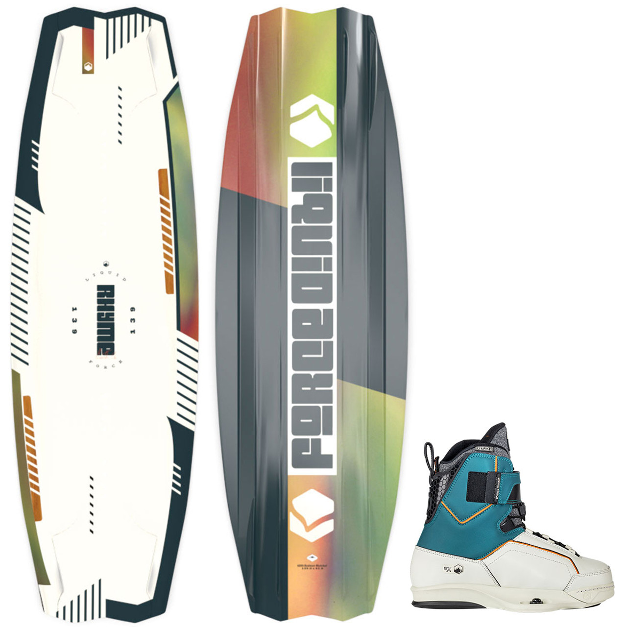 Liquid Force Rhyme Wakeboard Package w/ Pulse 6X Bindings 2023