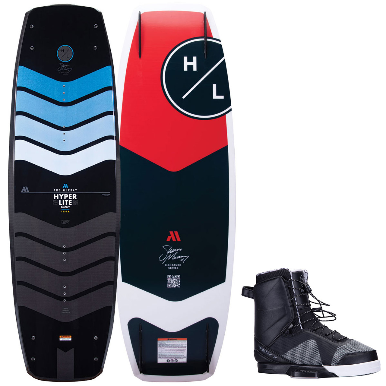 Hyperlite Murray Wakeboard Package w/ Team X Bindings 2023